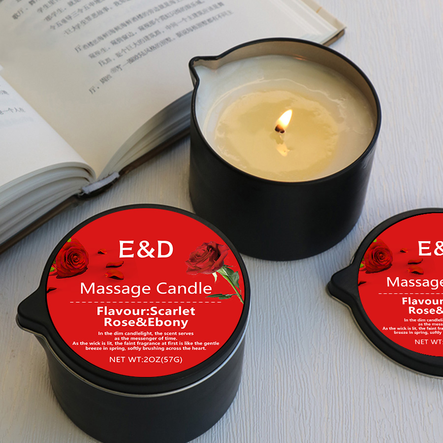 Scented Candle Luxury - Massageoliekaars, voor stressvermindering en huidhydratatie, geurkaarsen