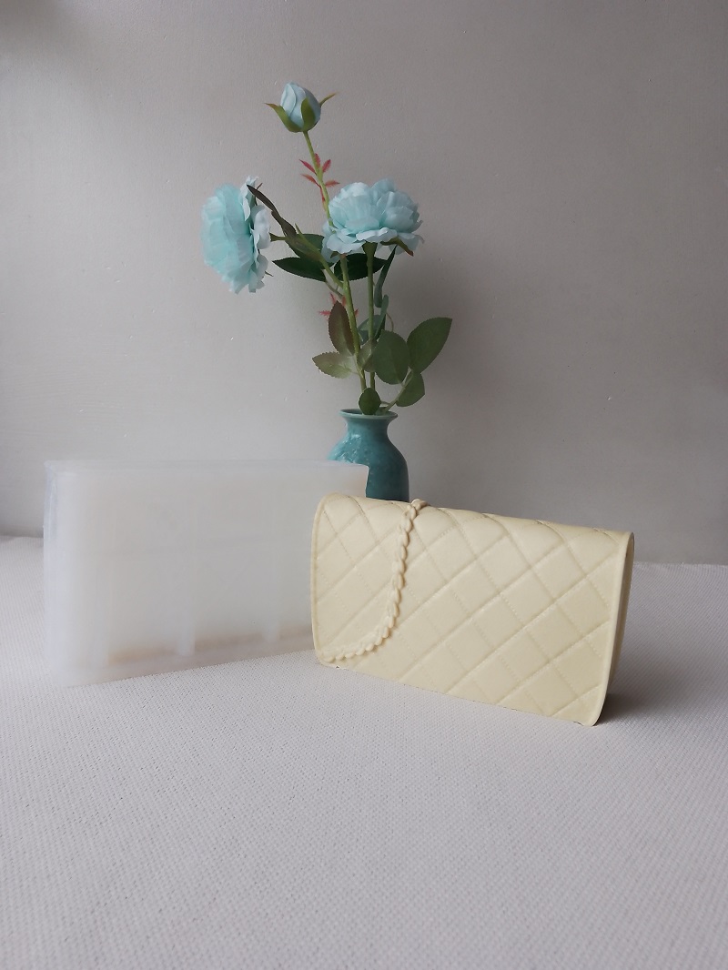 Scented Candle Luxury - Groot formaat luxe handtas cirkel koffer