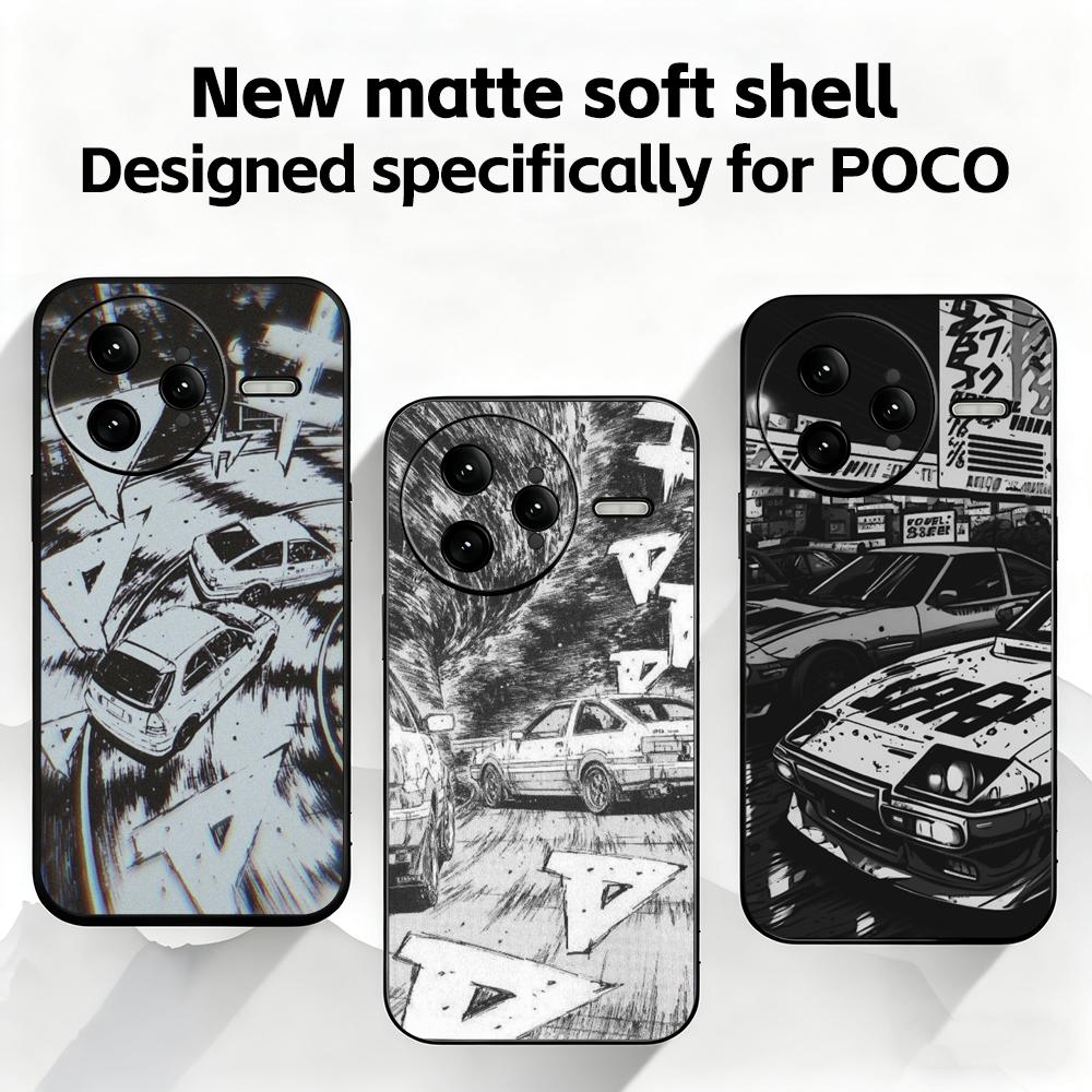 Xiaomi Poco X6 - Initial D Telefoonhoesje voor Xiaomi POCO
