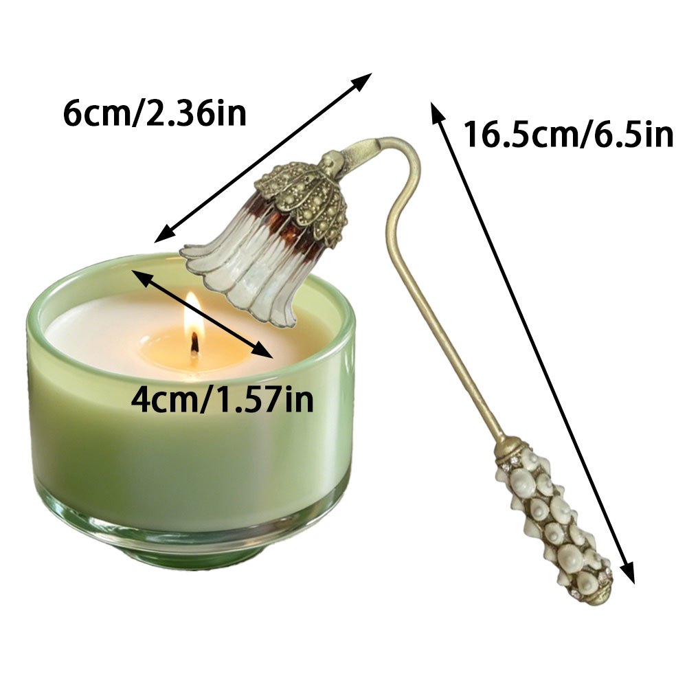 Vintage emaille strass kaarsdo - Scented Candle Luxury recensie en prijs