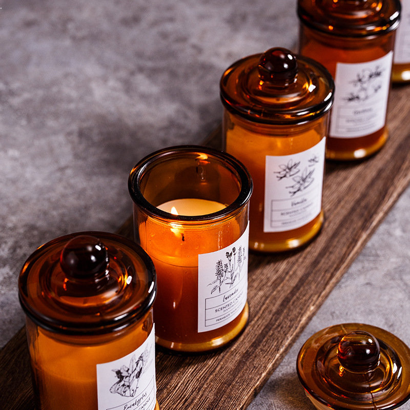 Vintage Glazen Pot Geurkaars E - Scented Candle Luxury recensie en prijs