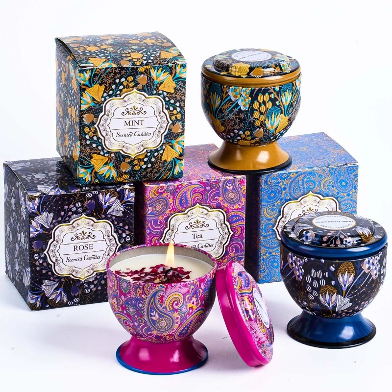 Valentijnsdag geurkaars in gla - Scented Candle Luxury recensie en prijs
