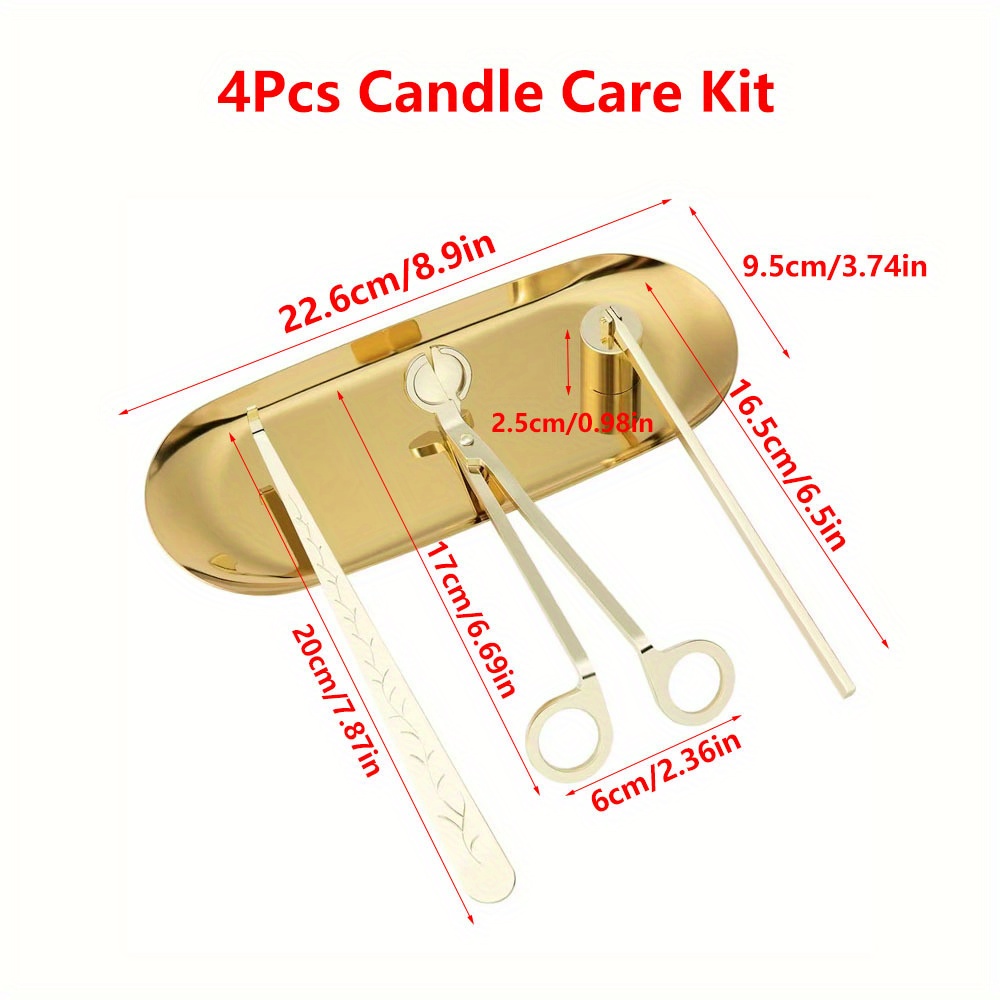 4 stks/set Luxe Kaars Care Kit - Scented Candle Luxury recensie en prijs