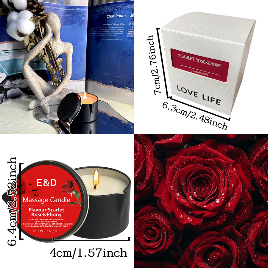 Massageoliekaars, voor stressv - Scented Candle Luxury recensie en prijs