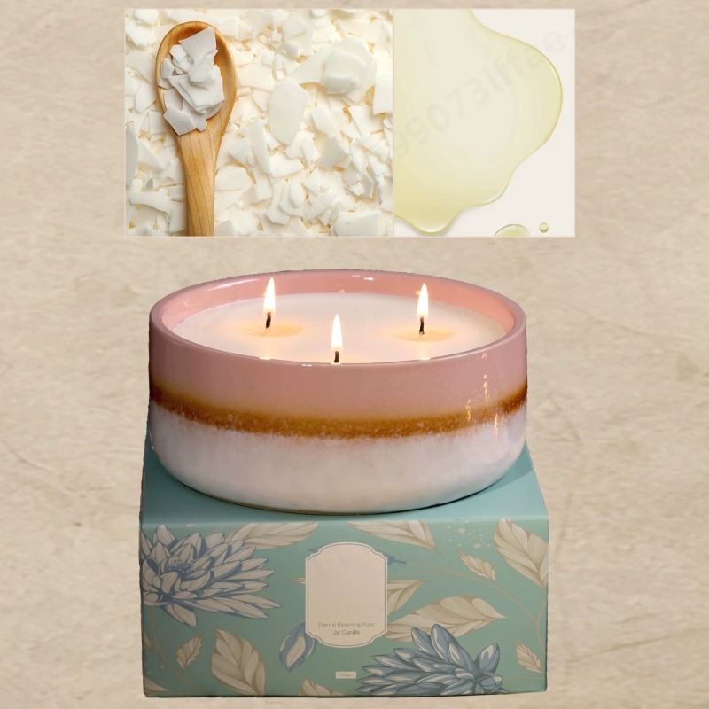 Grote keramische pot met geurk - Scented Candle Luxury recensie en prijs