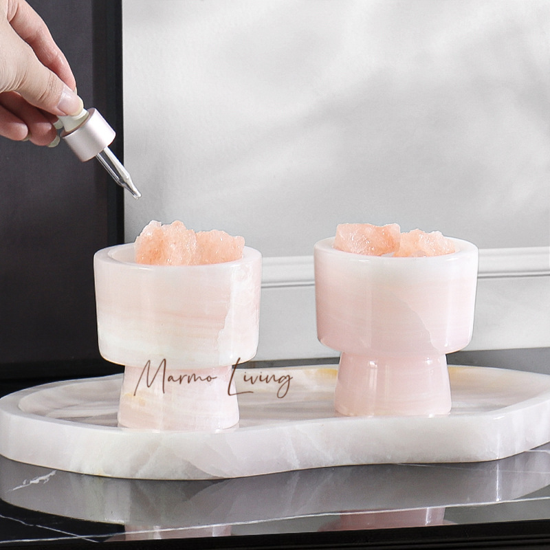 Witte Onyx Natuurlijke Marmere - Scented Candle Luxury recensie en prijs